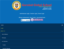 Tablet Screenshot of gurukulglobal.com